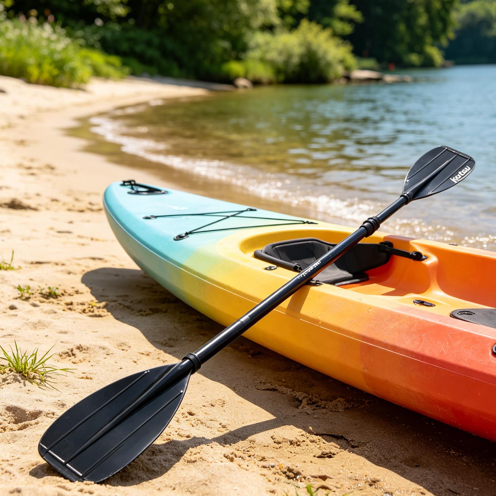 Fishing Kayak Paddle - 2 Bölümlü Karbon Fiber Kayak Küreği,